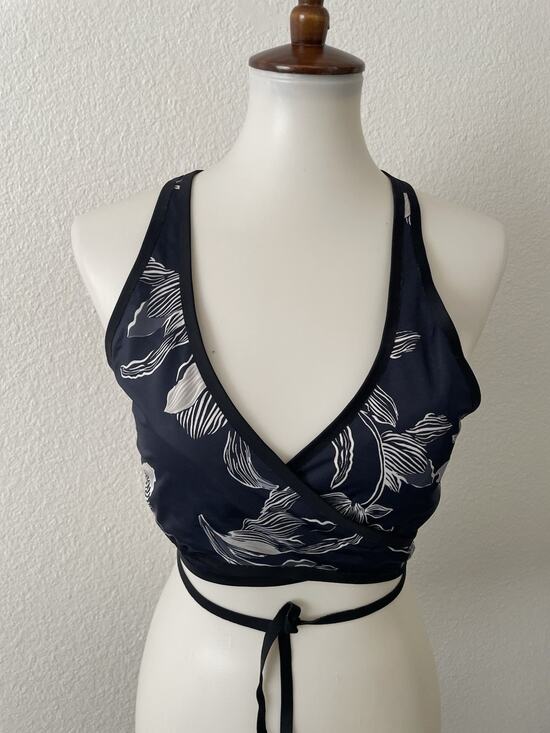 Athleta Other - Athleta Swim Bikini Top Swimwear Multicolor Floral Wrap Fiore